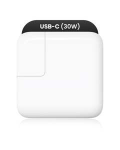 30W USB-C CHARGER POWER ADAPTER ONLY COMPATIBLE FOR MACBOOK (USED OEM PULL)