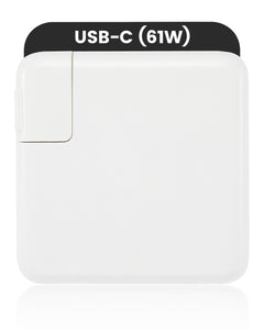 61W USB-C CHARGER POWER ADAPTER ONLY COMPATIBLE FOR MACBOOK (USED OEM PULL)