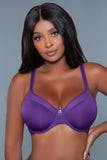 2215 Kristy Full Coverage Bra Purple