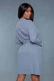 2258 Waffle Robe Grey