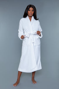 2260 Helena Plush Robe White