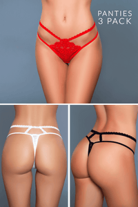 2095 Adrienne Thong 3 Pack