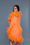 BW834SNOR Lux Robe Neon Orange