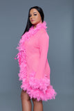 BW834SNP Lux Robe Neon Pink