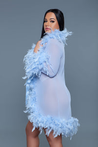 BW834SPW Lux Robe Periwinkle