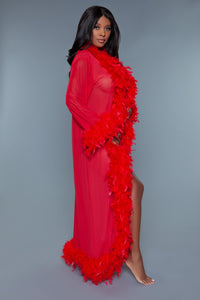 BW834R Glamour Robe Red