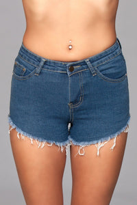 J12BL Zip Me Up Denim Shorts